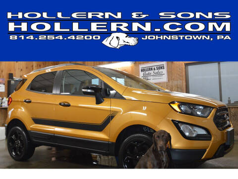 2022 Ford EcoSport for sale at Hollern & Sons Auto Sales in Johnstown PA