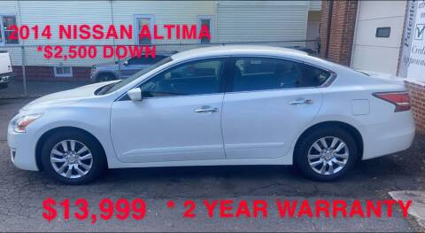 2014 Nissan Altima for sale at HARTFORD MOTOR CAR in Hartford CT