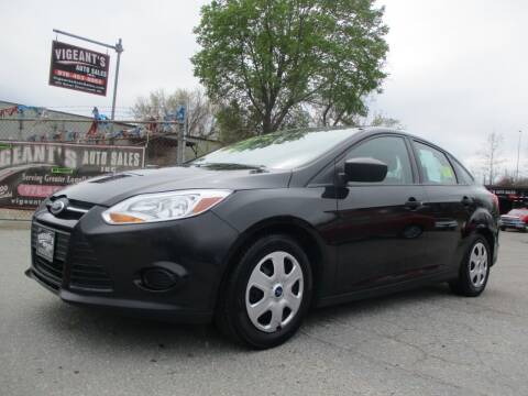 2012 Ford Focus for sale at Vigeants Auto Sales Inc in Lowell MA