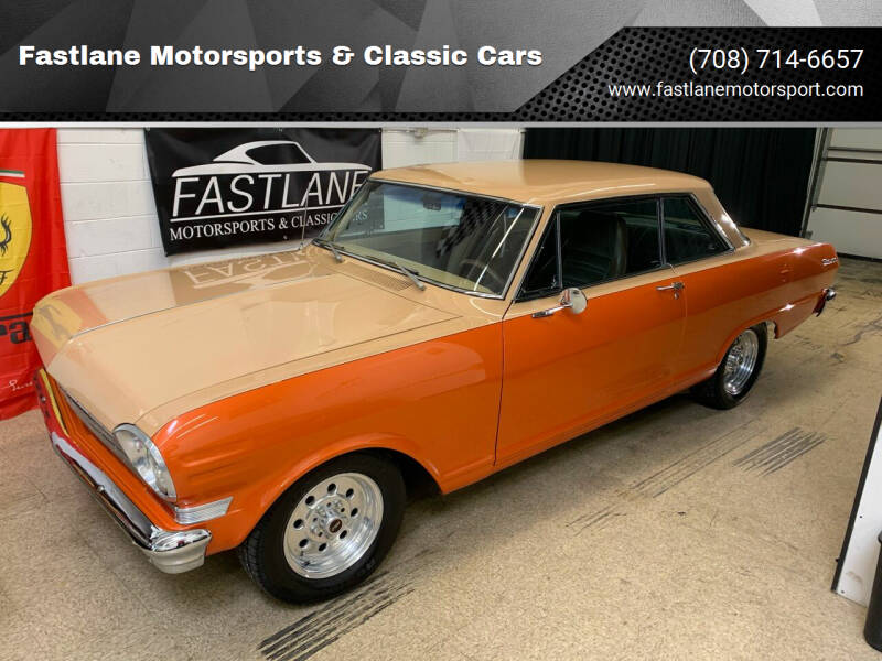 1963 Chevrolet Nova for sale at Fastlane Motorsports & Classic Cars in Addison IL