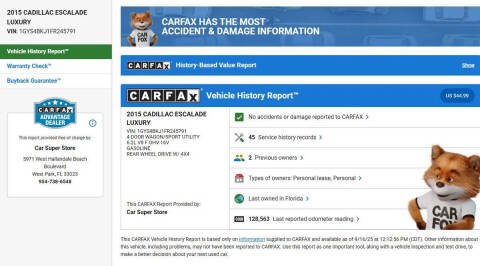 2015 Cadillac Escalade Luxury
