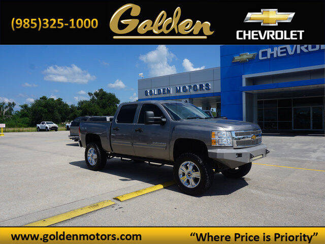 2013 Chevrolet Silverado 1500 for sale at GOLDEN MOTORS in Cut Off LA
