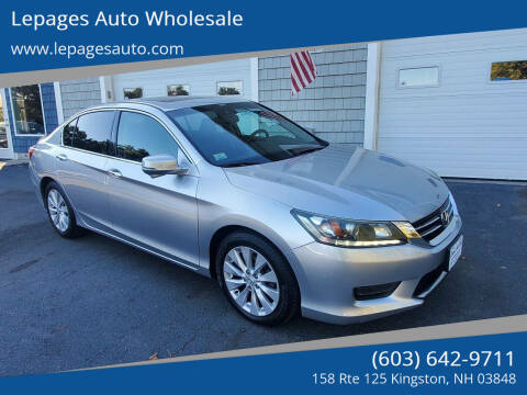 2014 Honda Accord for sale at Lepages Auto Wholesale in Kingston NH