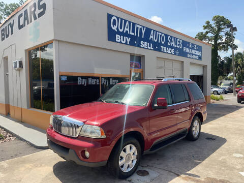 2005 Lincoln Aviator for sale at QUALITY AUTO SALES OF FLORIDA in New Port Richey FL