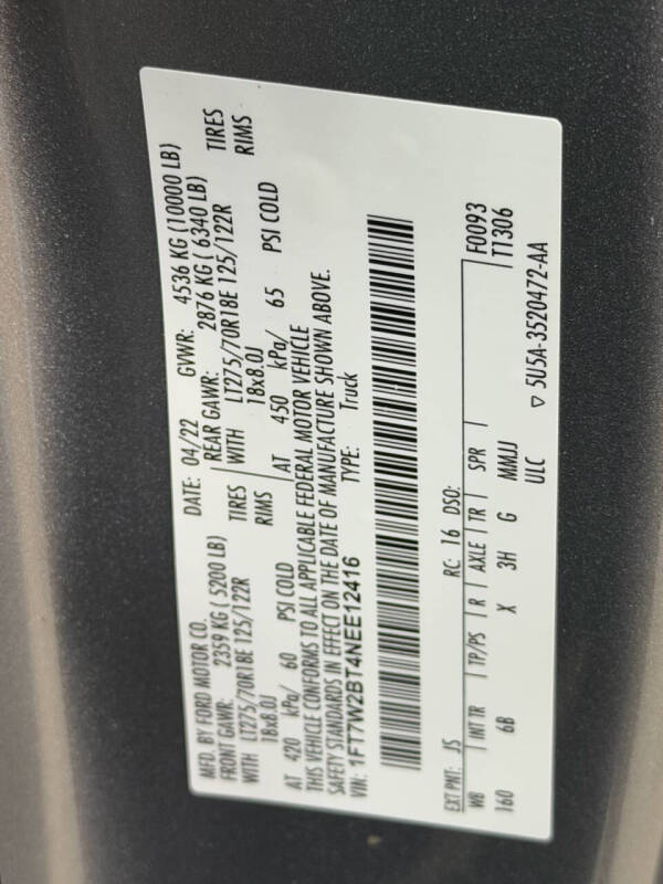 2022 Ford F-250 Super Duty Lariat