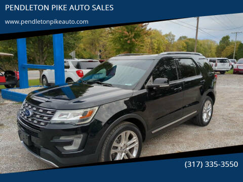 2017 Ford Explorer for sale at PENDLETON PIKE AUTO SALES in Ingalls IN