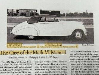 1950 Bentley Mark VI