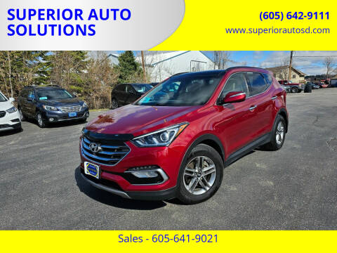 2018 Hyundai Santa Fe Sport for sale at SUPERIOR AUTO SOLUTIONS in Spearfish SD