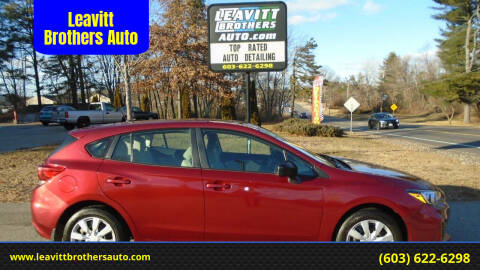 2019 Subaru Impreza for sale at Leavitt Brothers Auto in Hooksett NH