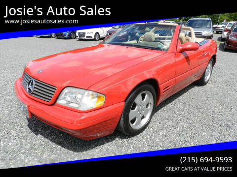 1999 Mercedes-Benz SL-Class for sale at Josie's Auto Sales in Gilbertsville PA