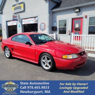 1997 Ford Mustang SVT Cobra for sale at State Automotive Sales in Newburyport MA