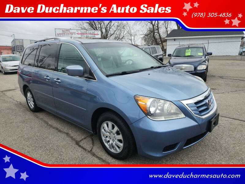 2009 Honda Odyssey for sale at Dave Ducharme's Auto Sales in Lowell MA
