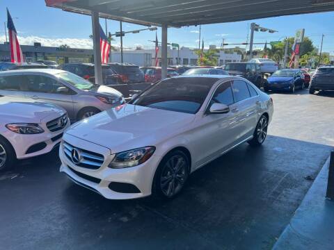 2017 Mercedes-Benz C-Class for sale at American Auto Sales in Hialeah FL