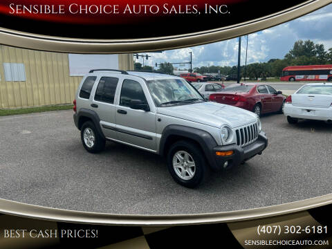 2004 Jeep Liberty for sale at Sensible Choice Auto Sales, Inc. in Longwood FL