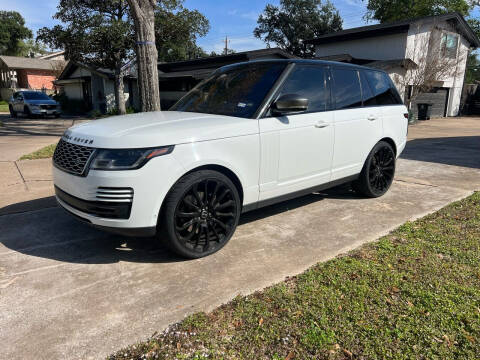 2019 Land Rover Range Rover for sale at Texas Luxury Auto in Houston TX