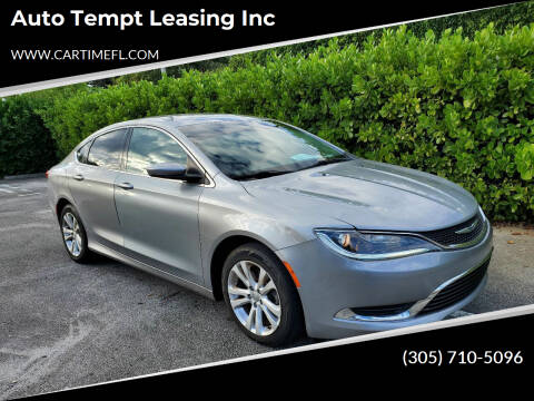 2015 Chrysler 200 for sale at Auto Tempt  Leasing Inc in Miami FL
