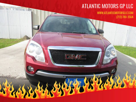 2009 GMC Acadia for sale at ATLANTIC MOTORS GP LLC in Houston TX