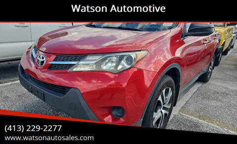 2014 Toyota RAV4 for sale at Watson Automotive in Sheffield MA