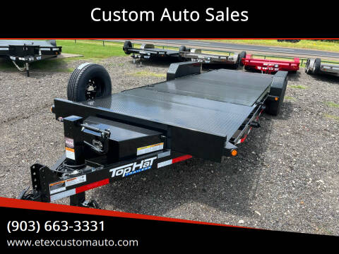2024 Top Hat 24x83 Tilt Car Steel Car Haulr for sale at Custom Auto Sales - TRAILERS in Longview TX