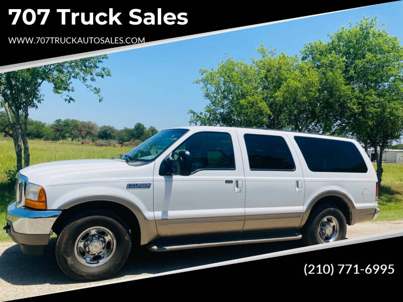 2000 Ford Excursion for sale at BRACKEN MOTORS in San Antonio TX