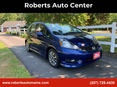 2013 Honda Fit for sale at Roberts Auto Center in Bowdoinham ME