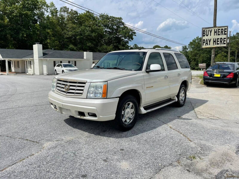 2003 cadillac escalade pearl white