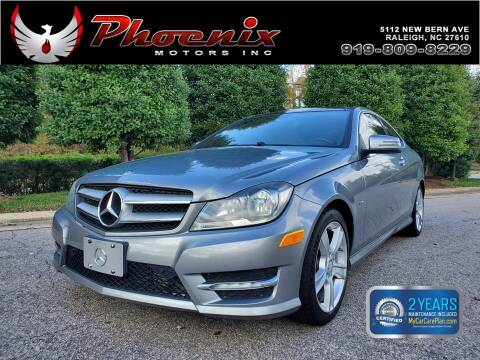 2012 Mercedes-Benz C-Class for sale at Phoenix Motors Inc in Raleigh NC