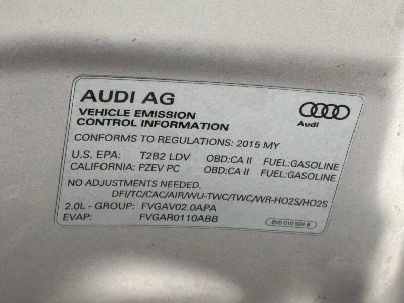2015 Audi A3 2.0T quattro Premium Plus