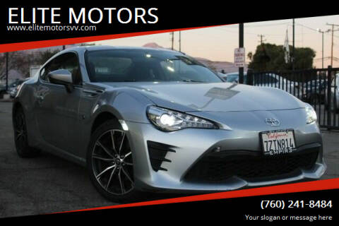 2017 Toyota 86 for sale at ELITE MOTORS in Victorville CA