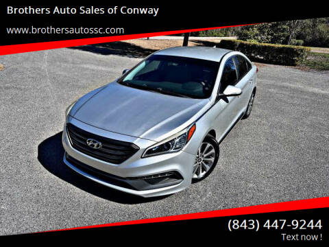 2015 Hyundai Sonata for sale at Brothers Auto Sales of Conway in Conway SC