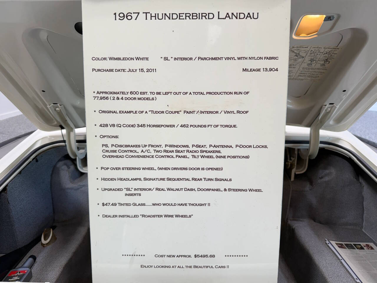 1967 Ford Thunderbird 48