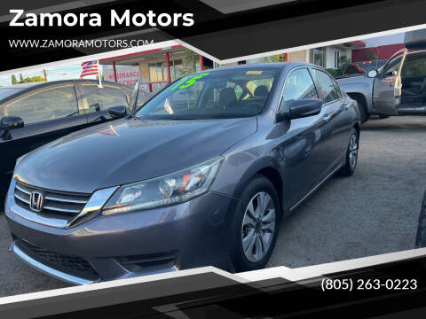 2015 Honda Accord for sale at ZAMORA MOTORS in Oxnard CA