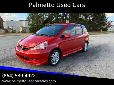 2008 Honda Fit for sale at Palmetto Used Cars in Piedmont SC
