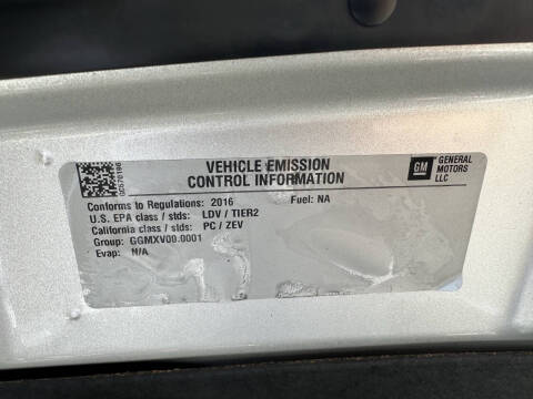 2016 Chevrolet Spark EV 2LT