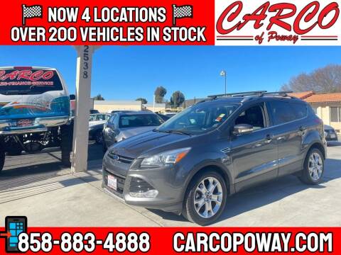 2015 Ford Escape for sale at CARCO SALES & FINANCE - CARCO OF POWAY in Poway CA