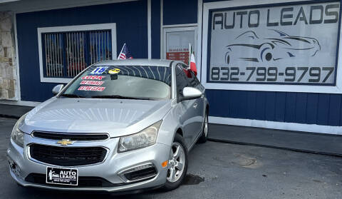 2015 Chevrolet Cruze for sale at AUTO LEADS in Pasadena TX