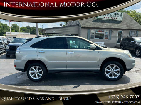 2008 Lexus RX 350 for sale at International Motor Co. in Saint Charles MO