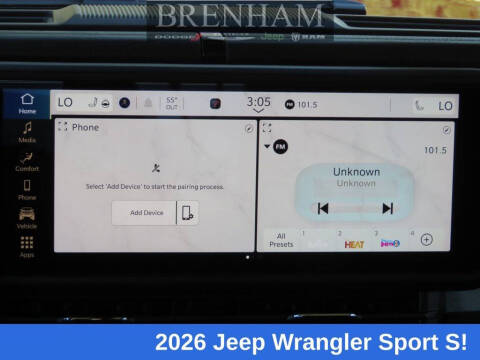 2026 Jeep Wrangler Sport S