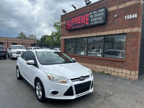 2013 Ford Focus for sale at Supreme Motor Groups in Detroit MI