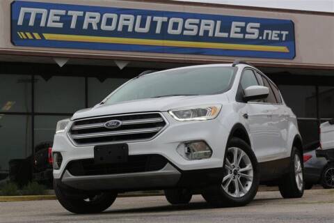 2017 Ford Escape for sale at METRO AUTO SALES in Arlington TX