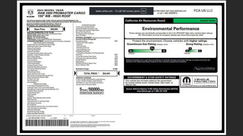 2023 RAM ProMaster 3500 159 WB