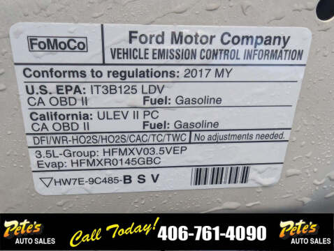 2017 Ford Explorer Platinum