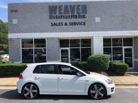 2016 Volkswagen Golf R for sale at Weaver Motorsports Inc in Cary NC