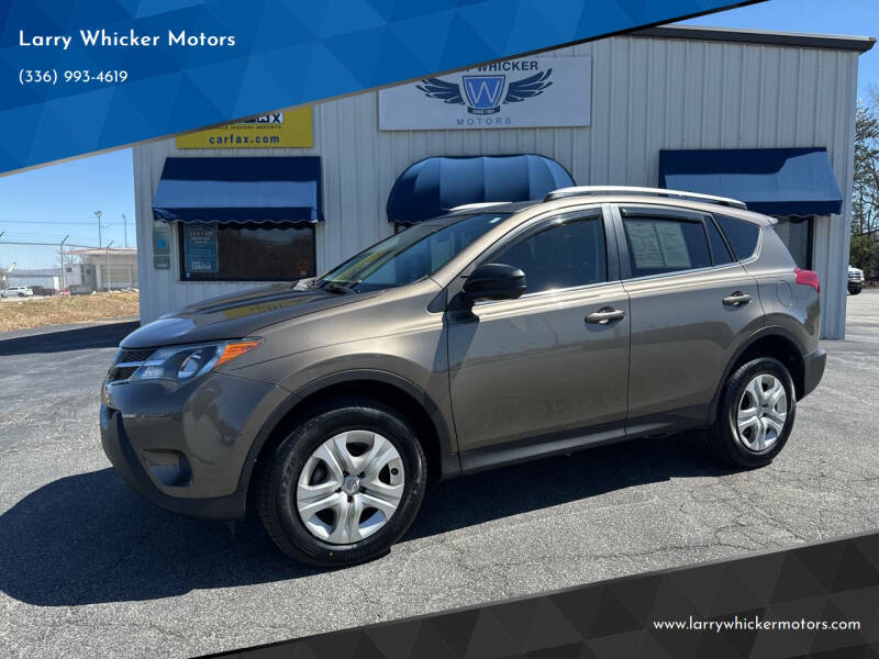 2014 Toyota RAV4 for sale at Larry Whicker Motors in Kernersville NC