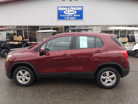 2016 Chevrolet Trax for sale at Ripley & Fletcher Pre-Owned Sales & Service in Farmington ME