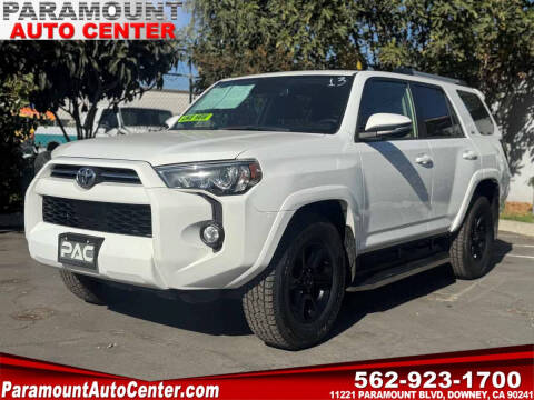 2020 Toyota 4Runner for sale at PARAMOUNT AUTO CENTER in Downey CA