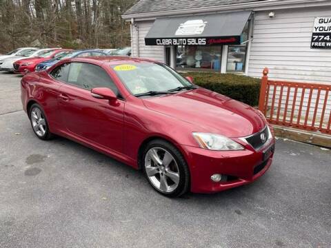 2010 Lexus IS 250C for sale at Clear Auto Sales in Dartmouth MA