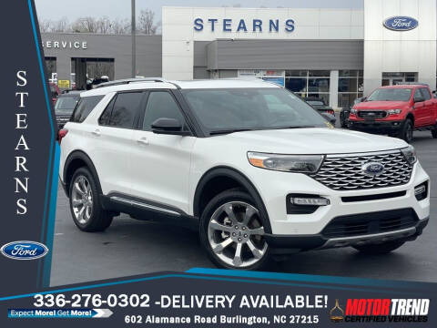 2020 Ford Explorer for sale at Stearns Ford in Burlington NC