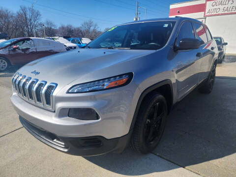 2015 Jeep Cherokee for sale at Quallys Auto Sales in Olathe KS