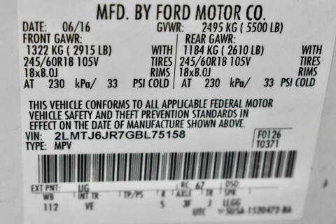 2016 Lincoln MKX Premiere